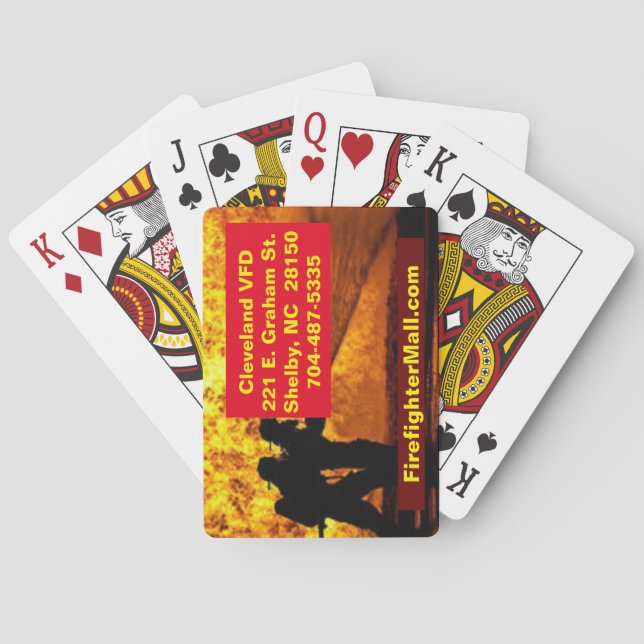 Cleveland VFD Playing Cards (Back)