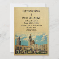 Cleveland Wedding Invitation Ohio