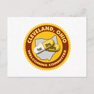 Cleveland Welcome Postcard