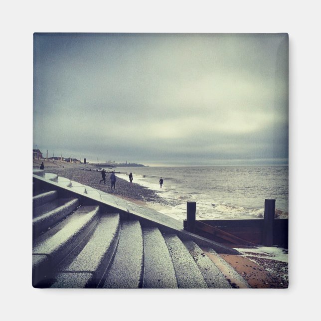 Cleveleys Beach Magnet (Front)
