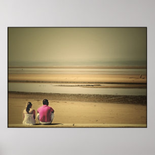 Cleveleys Beach Poster