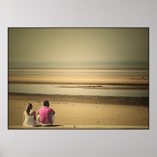 Cleveleys Beach Poster (Front)