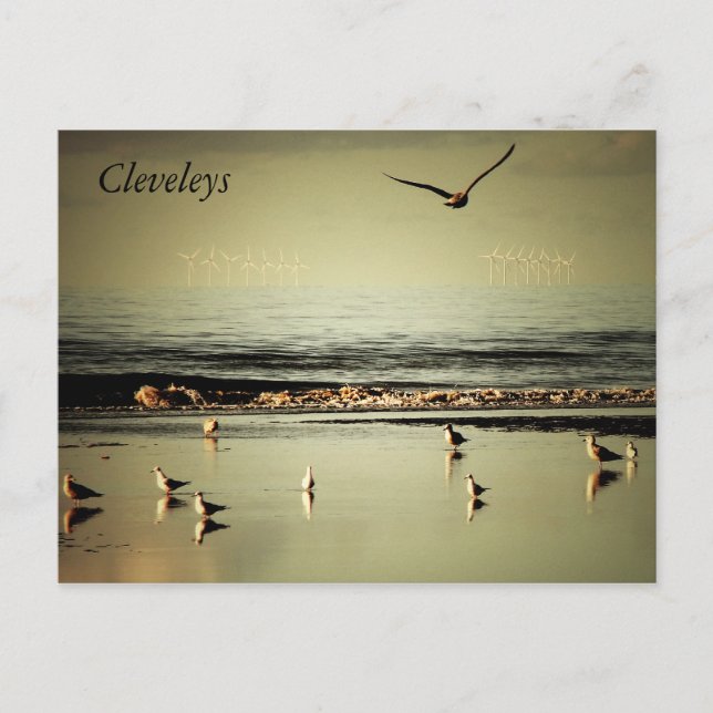 Cleveleys Postcard (Front)