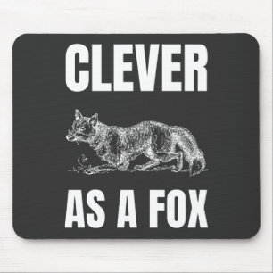 Clever as a Fox Mouse Mat