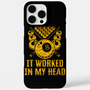 Clever Billiards Saying About Mental Strategy iPhone 16 Pro Max Case