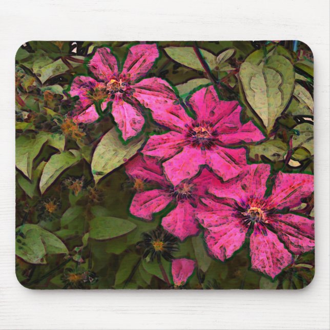 CLEVER  CLAMATIS  MOUSEPAD (Front)