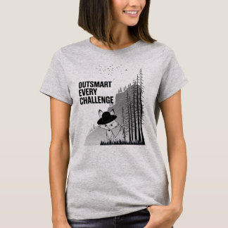Clever Fox Motivational Design T-Shirt