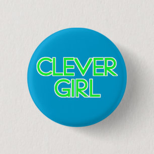 Clever Girl 3 Cm Round Badge