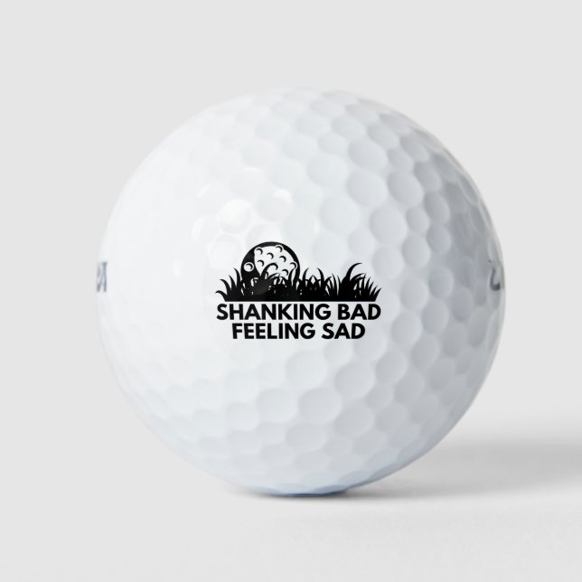clever golf quotes golf balls (Front)