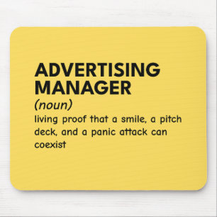 Clever Marketing Manager Definition Mouse Mat