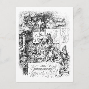 Clever Mr Fox postcard