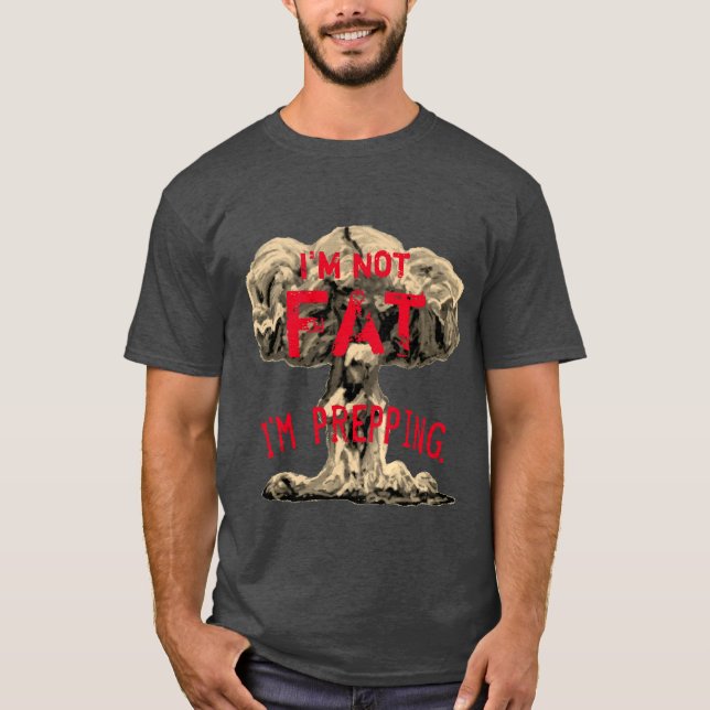 Clever prepper T-shirt (Dark) (Front)