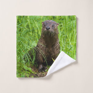 Clever River Otter Wash Cloth