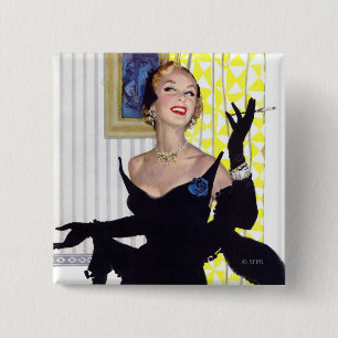 Clever Women Are Dangerous Too 2 15 Cm Square Badge