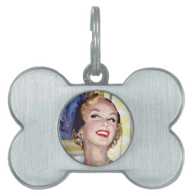 Clever Women Are Dangerous Too Pet ID Tag (Front)