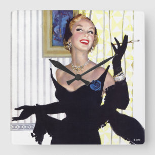 Clever Women Are Dangerous Too Square Wall Clock