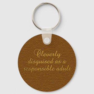 Cleverly Disguised key chain - choose style