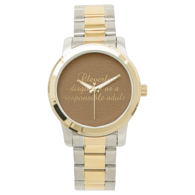 Cleverly Disguised watches (Front)