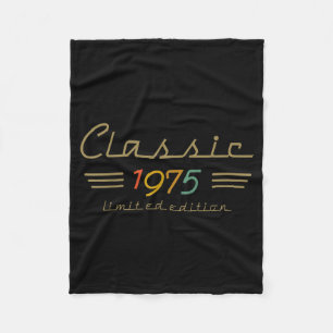Clic 1975 Limited Edition 50 Year Old 50th Birthda Fleece Blanket