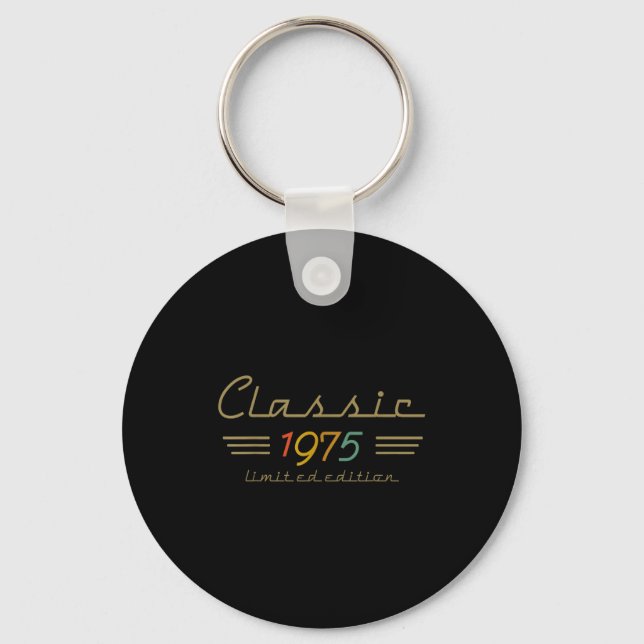 Clic 1975 Limited Edition 50 Year Old 50th Birthda Key Ring (Front)
