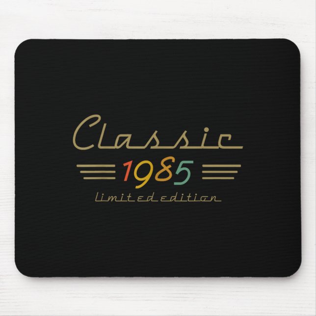 Clic 1985 Limited Edition 40 Year Old 40th Birthda Mouse Mat (Front)