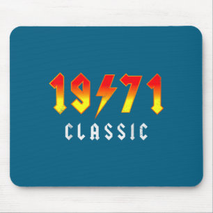 Clic 55 Birthday Decorations Men 55yr 1971 55th Bi Mouse Mat