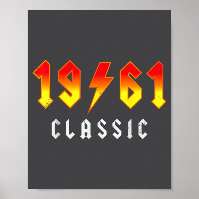 Clic 65 Birthday Decorations Men 65yr 1961 65th Bi (Front)