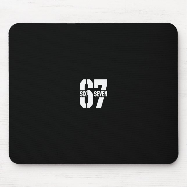 Clic 67 Meme - I Love Six Seven 1  Mouse Mat (Front)