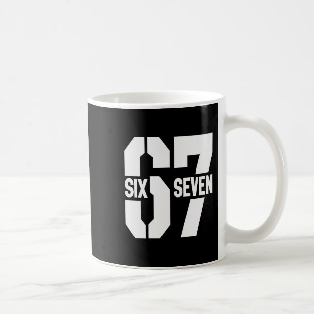 Clic 67 Meme - I Love Six Seven  Coffee Mug (Right)