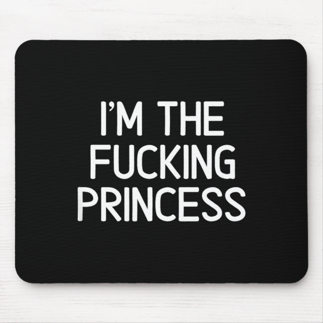 Clic Adult Humor Sayings Quotes S Funny I'm The Fo Mouse Mat (Front)