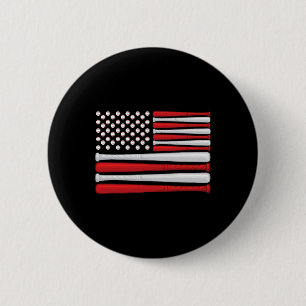 Clic American Sell Flag - Vintage Sell Flag 6 Cm Round Badge