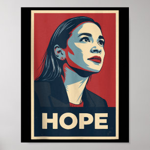 Clic Aoc Alexandria Ocasio Cortez 2028 For Preside Poster
