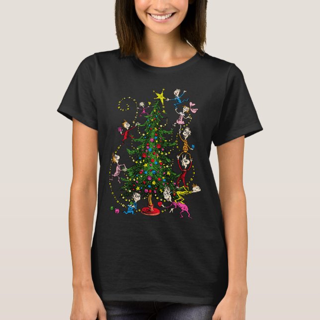 Clic Christmas Tree  T-Shirt (Front)