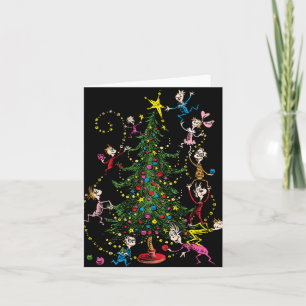 Clic Christmas Tree T Shirt  Card