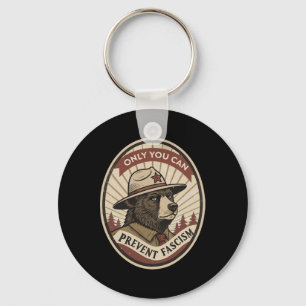 Clic - Defend Democracy - Only You Can Prevent Fac Key Ring
