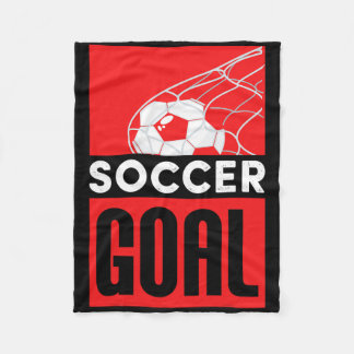 Clic Football Design For Players And Fans, Soccer  Fleece Blanket