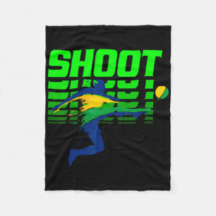 Clic Footll Design For Players And Fans, Soccer Lo Fleece Blanket