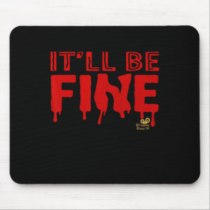 Clic Halloween Horror Movie Scary Tee Mouse Mat