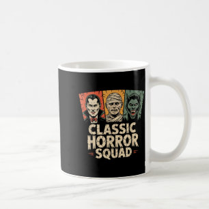 Clic Horror Squad Vintage Retro Monster Halloween Coffee Mug