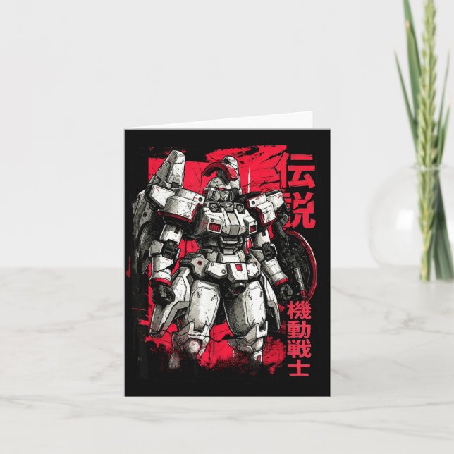 Clic Japanese Legendary Mecha Warrior Robot  Card (Front)