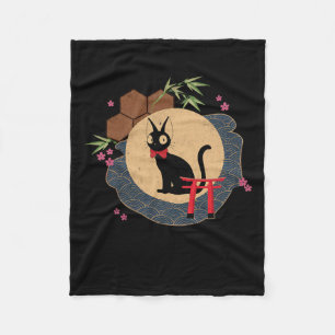 Clic Jiji Cute Kitten Lovers Funny Animals Japanes Fleece Blanket