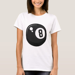 Clic Magic 8 Eight Ll Billiards Pool Player Adult T-Shirt