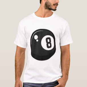 Clic Magic 8 Eight Ll Billiards Pool Player Adult T-Shirt