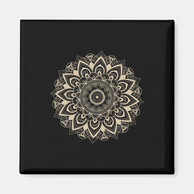 Clic Mandala Style 86 47 Subtle Anti Trump Resist  Magnet (Front)