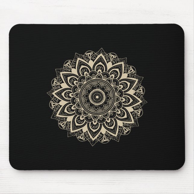 Clic Mandala Style 86 47 Subtle Anti Trump Resist  Mouse Mat (Front)