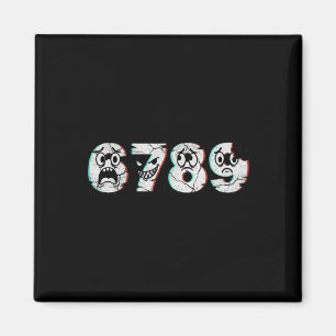 Clic Math Joke True Story 6 7 8 9 Funny Retro 67 M Magnet