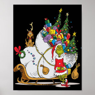 Clic Max With Sleigh T Shirt  Poster