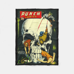 Clic Monster Poster Horror Comic Book  Fleece Blanket