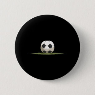 Clic Soccer Ll Sport Object Illustration 6 Cm Round Badge