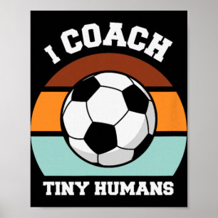 Clic Soccer Player Tiny Humans Coach Poster